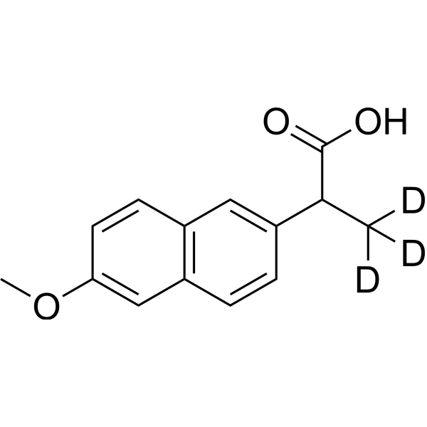 (±)-Naproxen-d3-1 ((Rac)-Naproxen-d3-1 (α-methyl-d3)) 958293-77-1